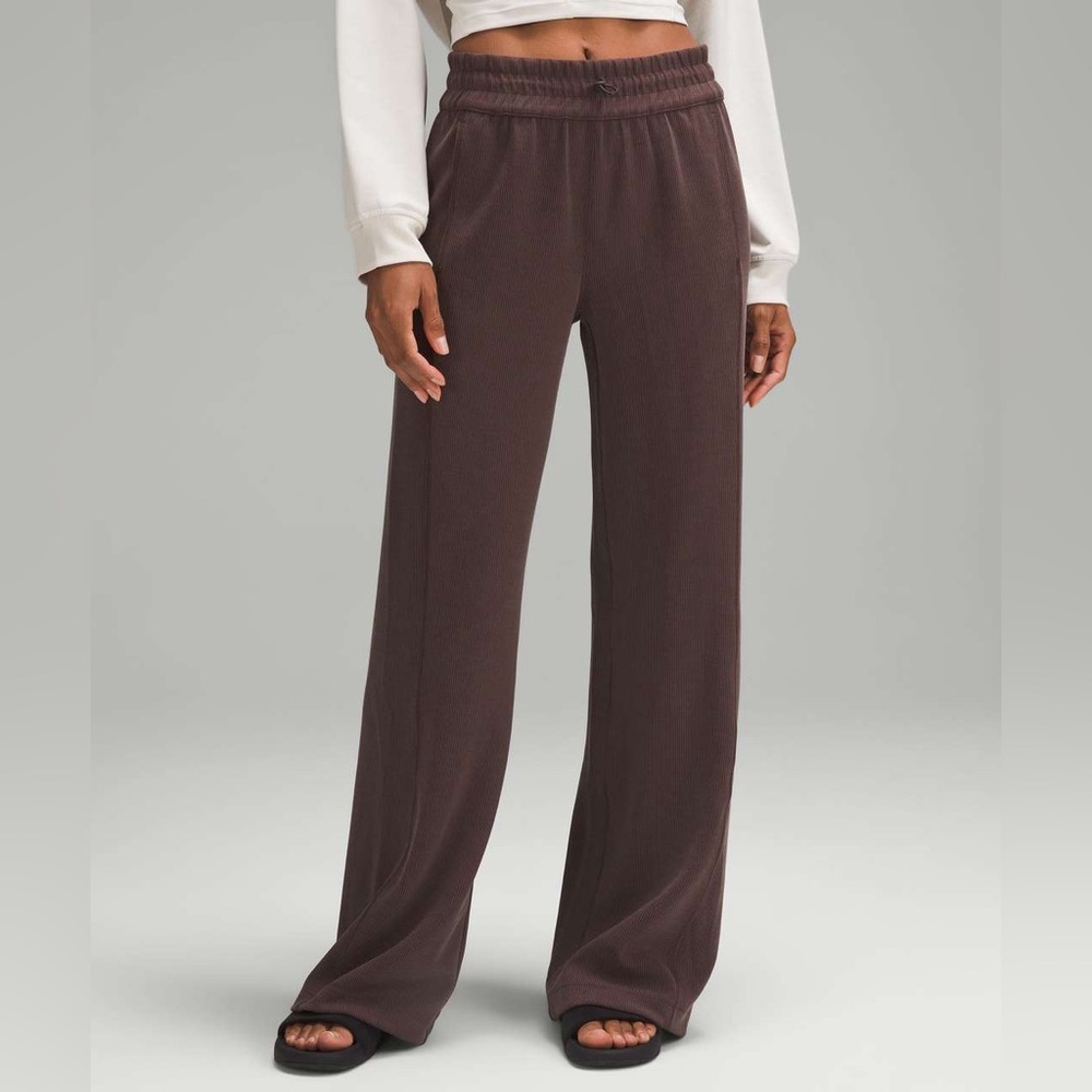 Lululemon Ribbed Softstreme High-Rise Pant 32.5" - Espresso